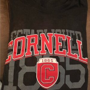 Champion Black and Red Short Sleeve Tee